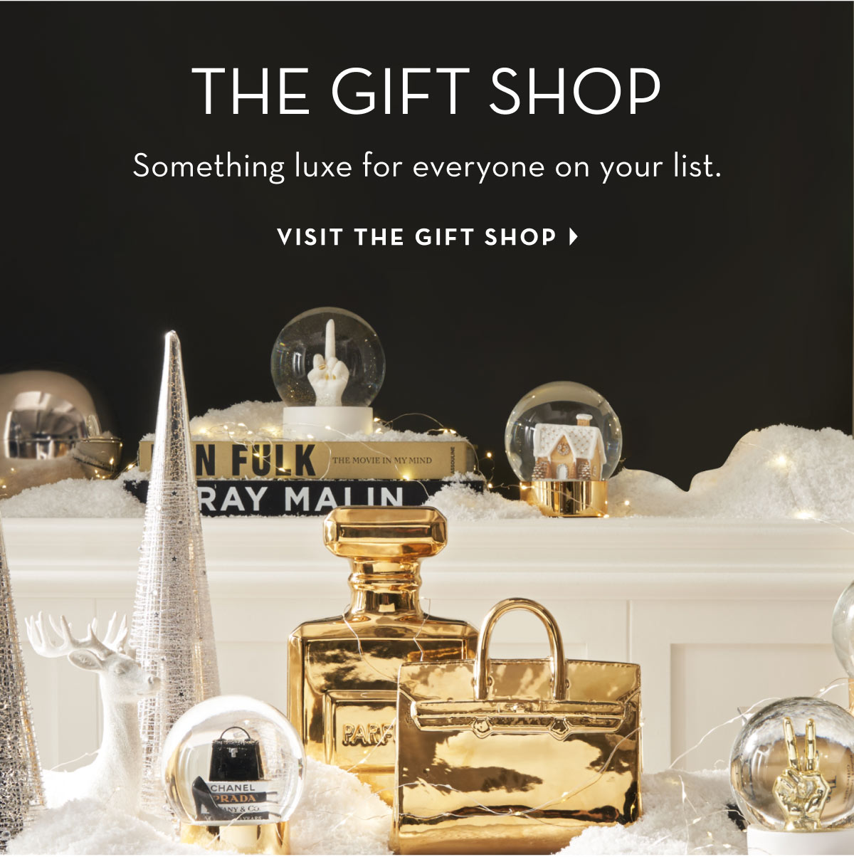 Something luxe for everyone on your list. Visit the Gift Shop.