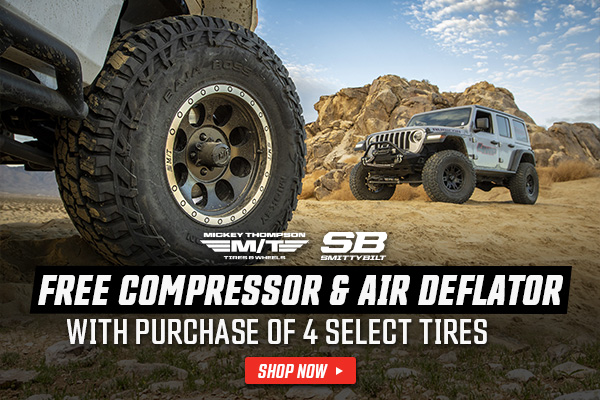 Get a Free SB Compressor with Air Deflator with M/T Purchase