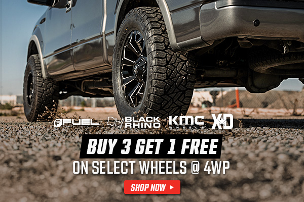 Buy 3 Get 1 Free on Select Wheels