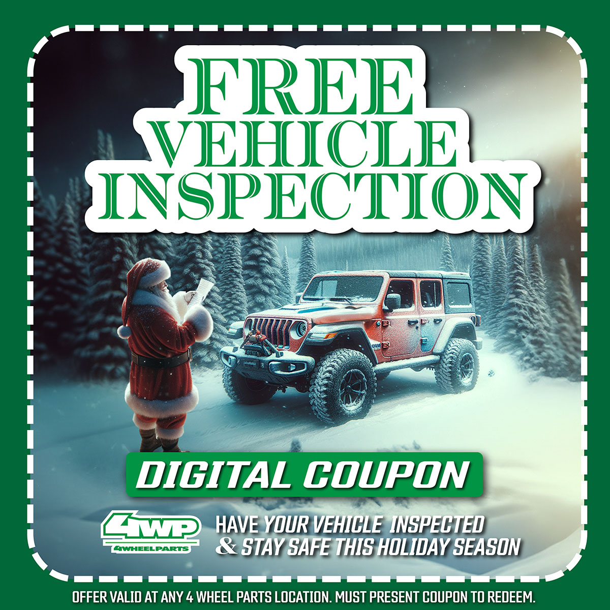 In Store Exclusive: Free Inspection