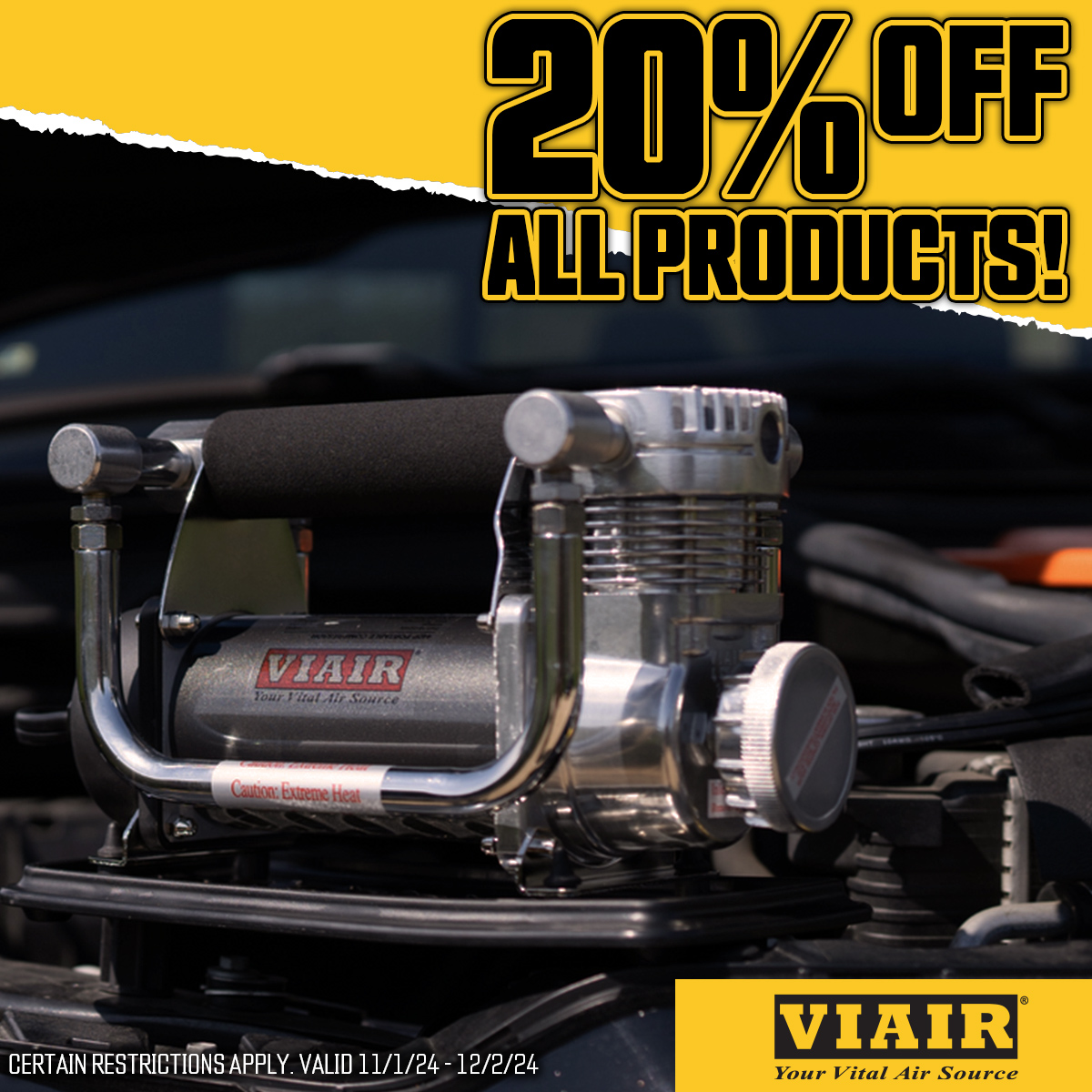 20% Off All Viair Products