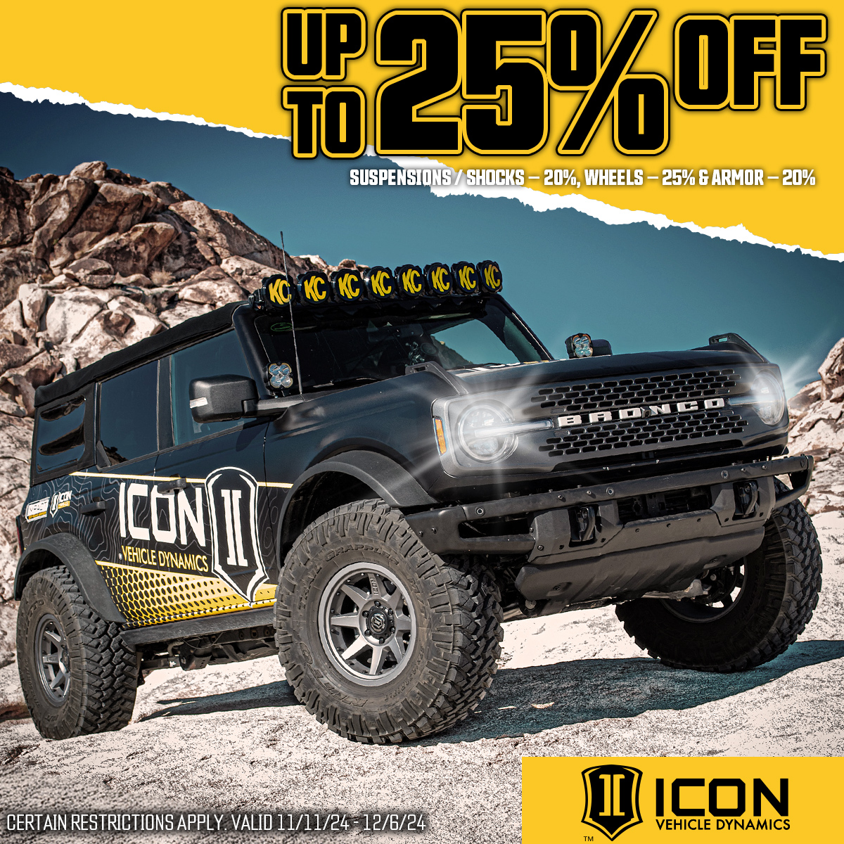 Up to 25% Off Icon Products