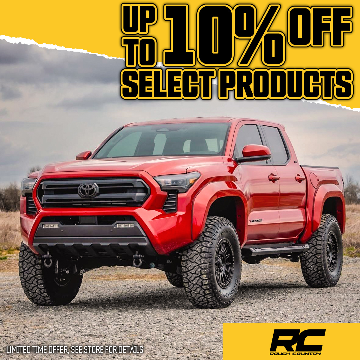 Up to 10% Off Rough Country Suspension