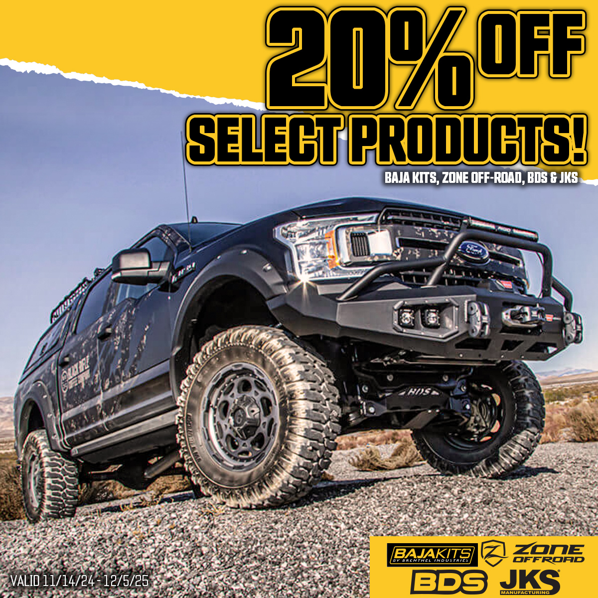 20% Off BDS Suspension Lift Kits