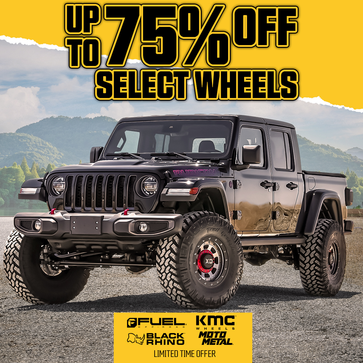 Up to 75% Off Select Wheels