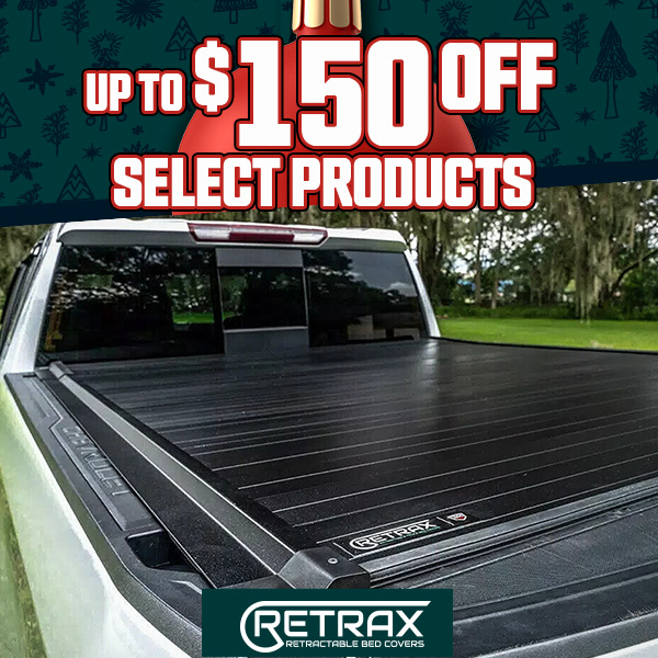 Up to $150 Off Select Retrax Products