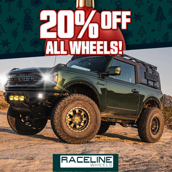 20% Off Raceline Wheels