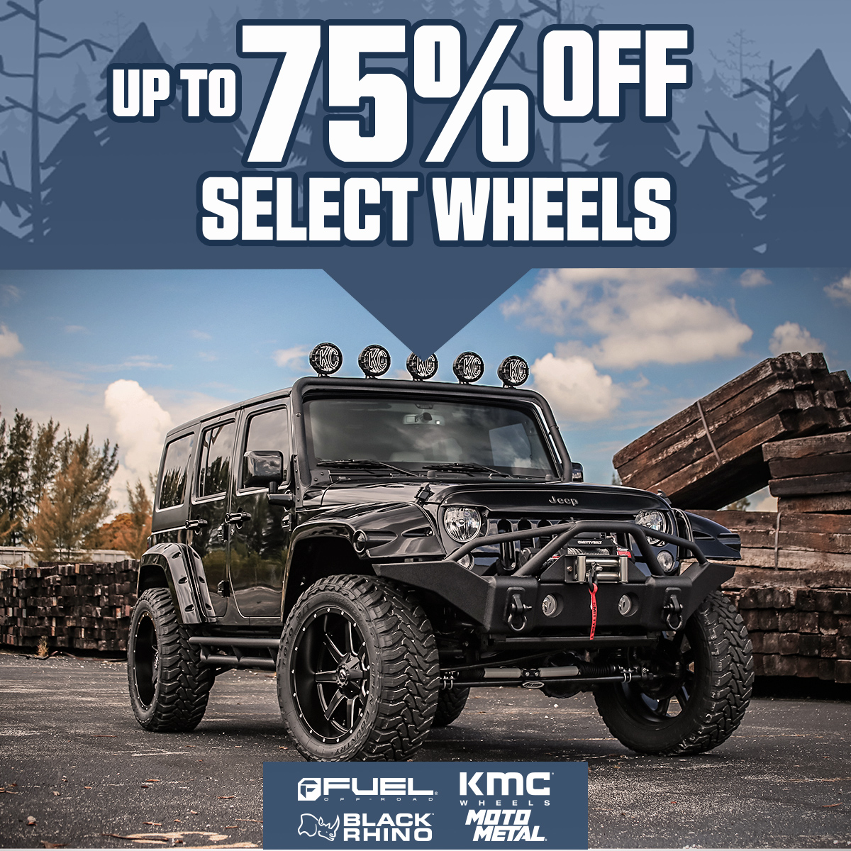 Up to 75% Off Select Wheels