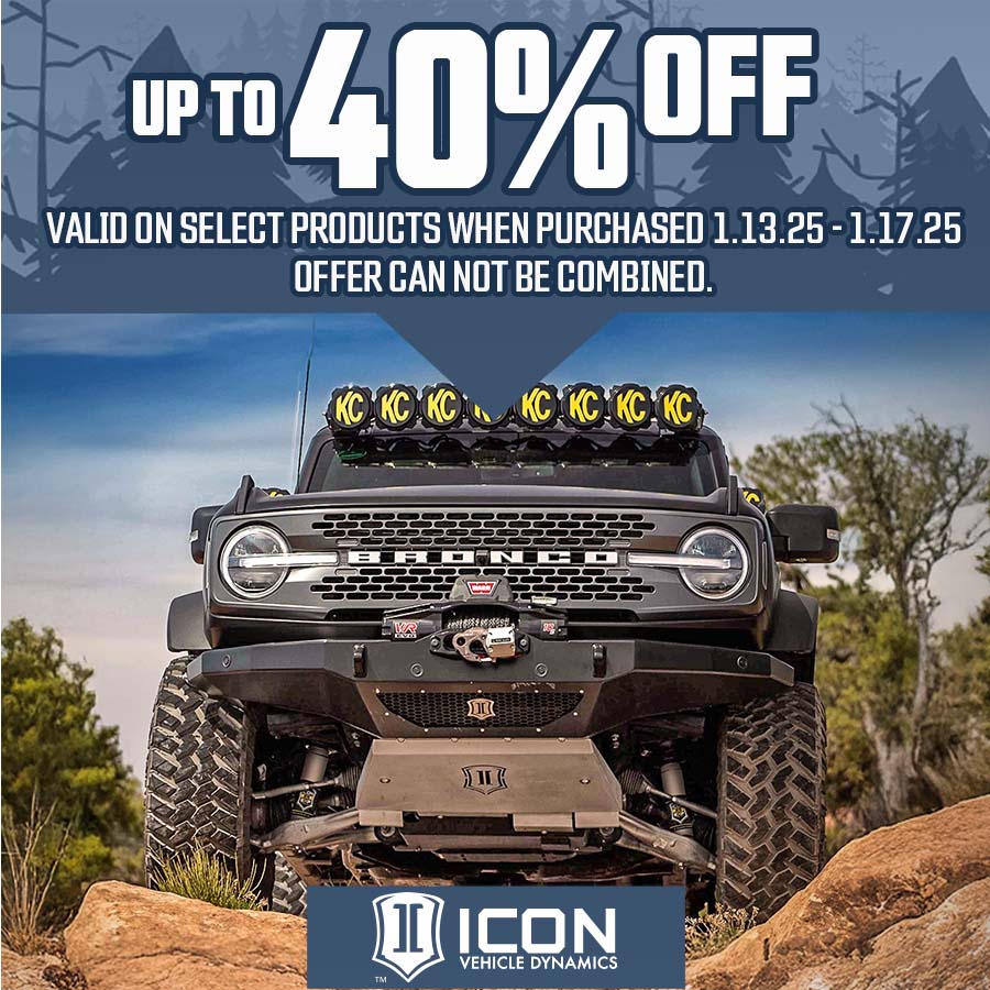 Up to 40% Off ICON Vehicle Dynamics