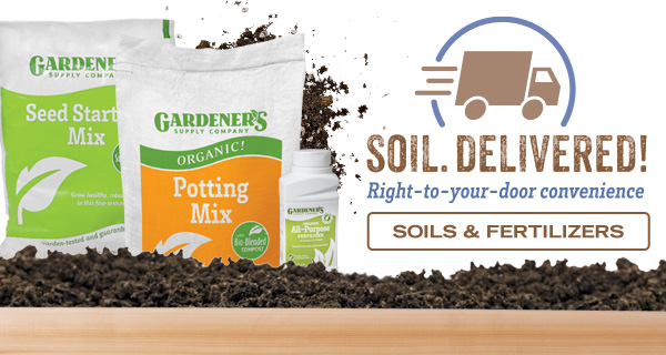 Soil. Delivered! Right-to-your-door convenience. Shop Soils & Fertilizers