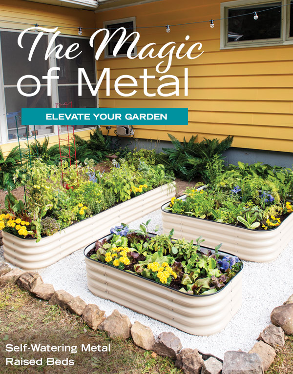 The Magic of Metal - Elevate Your Garden. Self-Watering Metal Raised Beds from $259