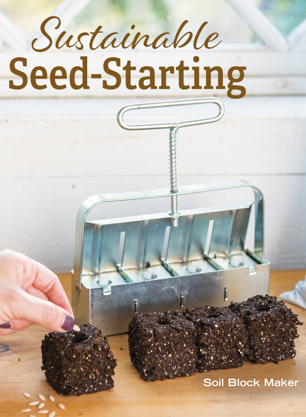 Sustainable Seed-Starting - Pictured: Soil Block Maker