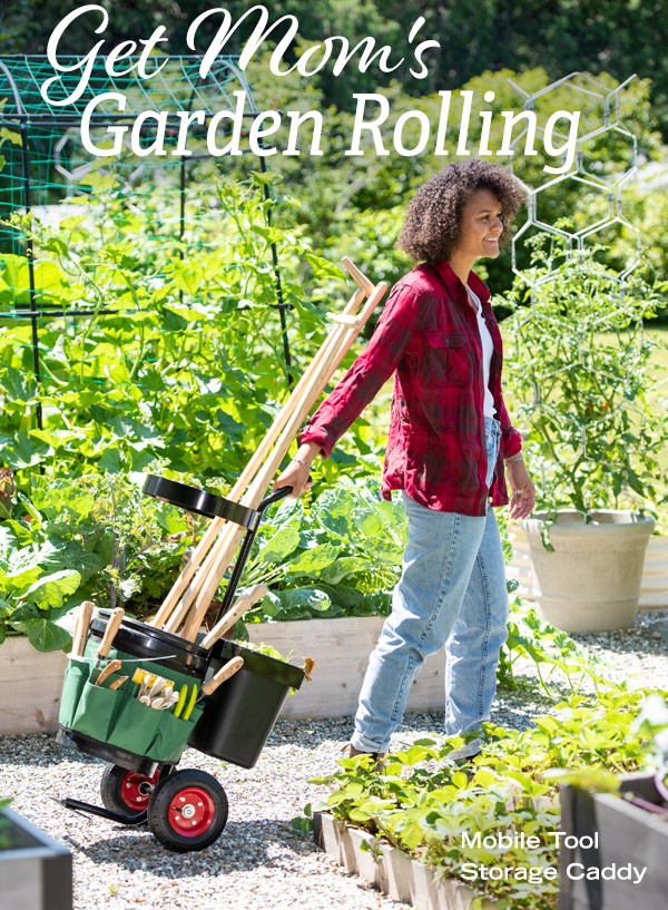 Get Mom's Garden Rolling. Pictured: Mobile Tool Storage Caddy