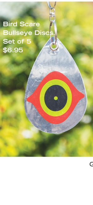 Bird Scare Bullseye Discs, Set of 5, $6.95