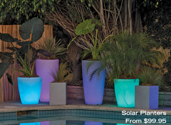 Solar Planters, From $99.95