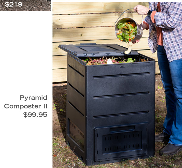 Pyramid Composter II, $99.95