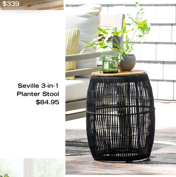 Seville 3-in-1 Planter Stool, $84.95