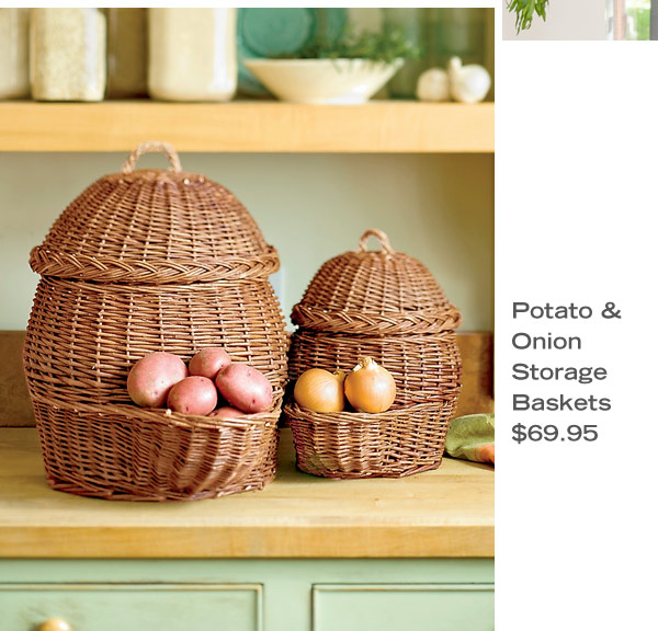 Potato & Onion Storage Baskets, $69.95