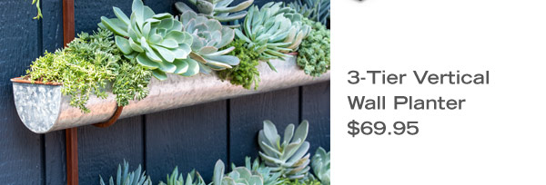 3-Tier Vertical Wall Planters