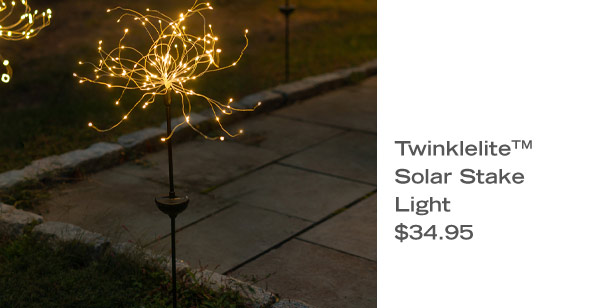 Twinklelite(tm) Solar Stake Light, $34.95