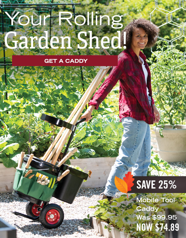 Your Rolling Garden Shed! Get a Caddy! Mobile Tool Storage Caddy, was $99.95, now $74.89