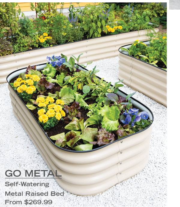 Go Metal - Self-Watering Metal Raised Bed from $259