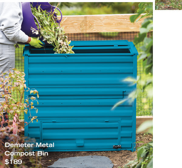 Demeter Metal Compost Bin, $189