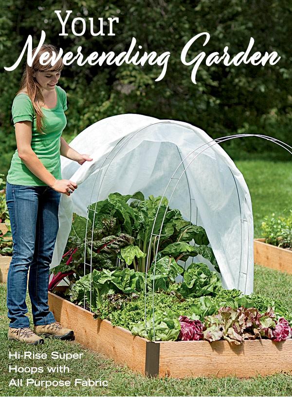 Your Neverending Garden - Pictured: Hi-Rise Super Hoops with All Purpose Fabric