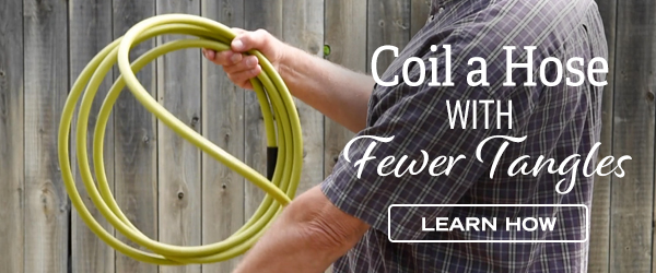 Coil a Hose with Fewer Tangles - Learn How