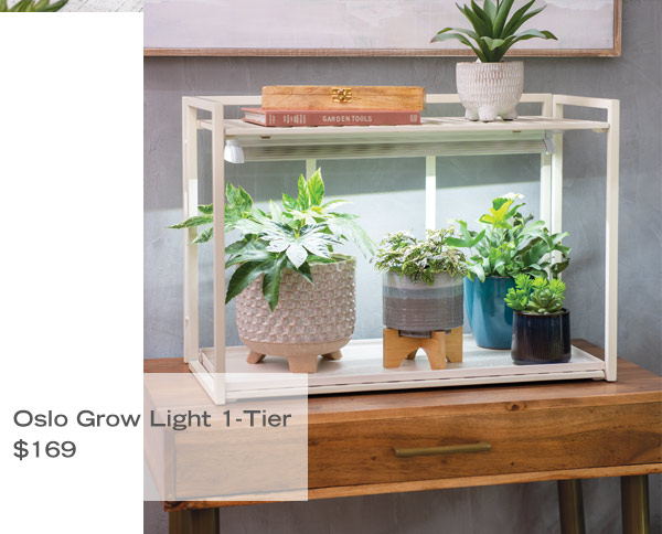 Oslo Grow Light 1-Tier $169