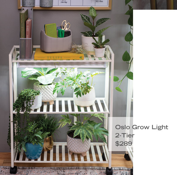 Oslo Grow Light 2-Tier $289