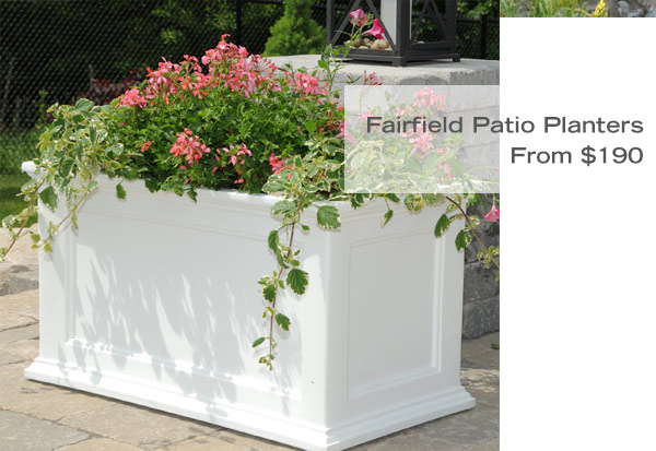 Fairfield Patio Planters From $190