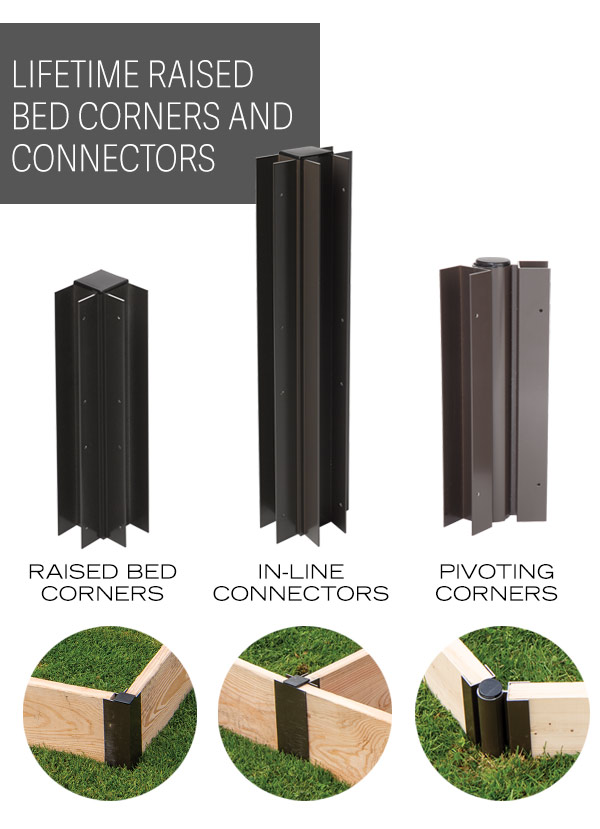 Lifetime Raised Bed Corners and Connectors