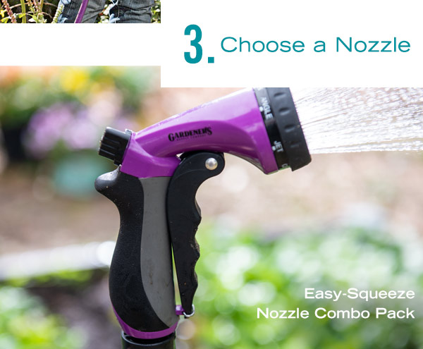 3. Choose a Nozzle. Pictured: Easy-Squeeze Nozzle Combo Pack f 3 Choose a Noz . 
