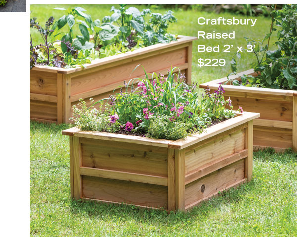 Craftsbury Raised Bed, 2'x3', $229