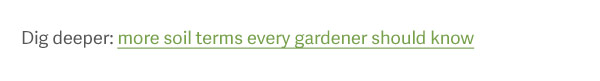 Dig deeper: more soil terms every gardener should know
