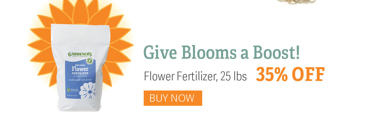 Give Blooms a Boost! Flower Fertilizer, 25lbs 35% OFF