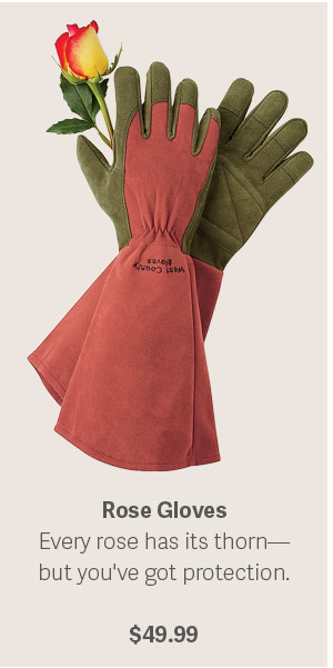Rose Gloves | Every rose has it's thorn - but you've got protection. $49.99