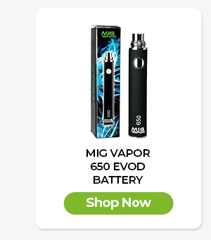 Mig Vapor 650 Evod Battery