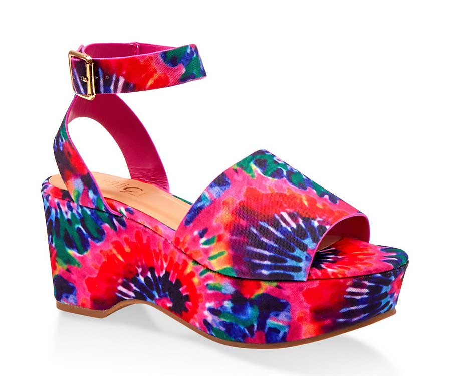 Ankle Strap Platform Wedge Sandals
