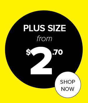 Plus Size from $2.70