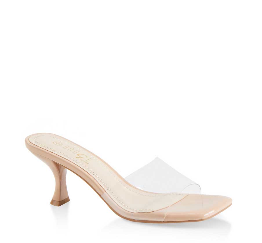 Flare Heel Sandals