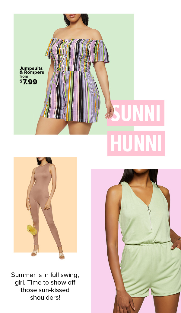Jumpsuits & Rompers from $7.99