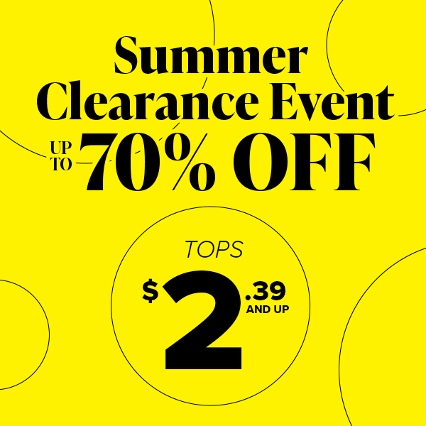 Summer Clearance Event