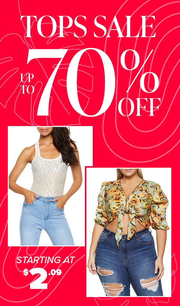 TOPS SALE UP TO 70% OFF