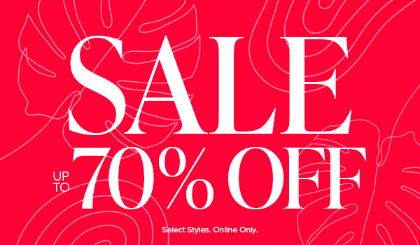 SALE UP TO 70% OFF