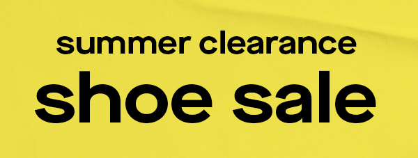 summer clearance shoe sale