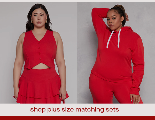 Plus Size Matching Sets