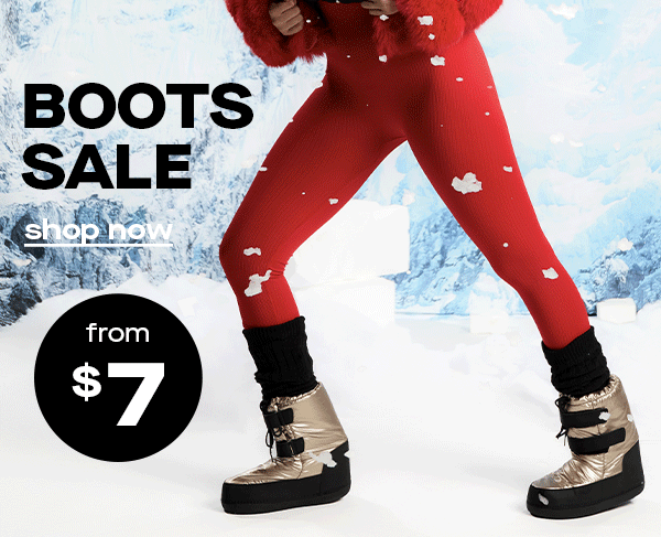 BOOTS SALE SHOP NOW