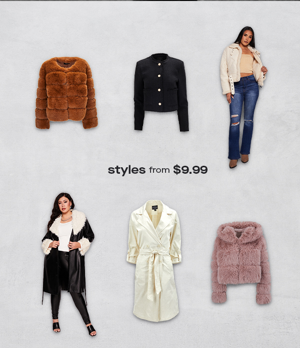 Styles from $9.99
